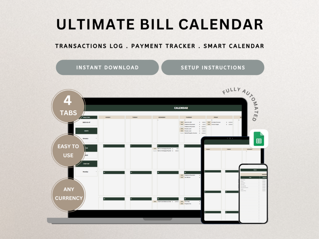 Bill Calendar