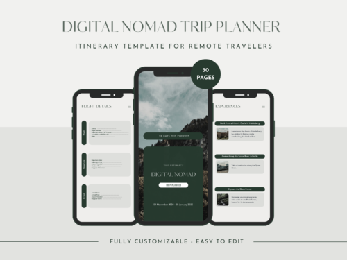 Digital Nomad Planner