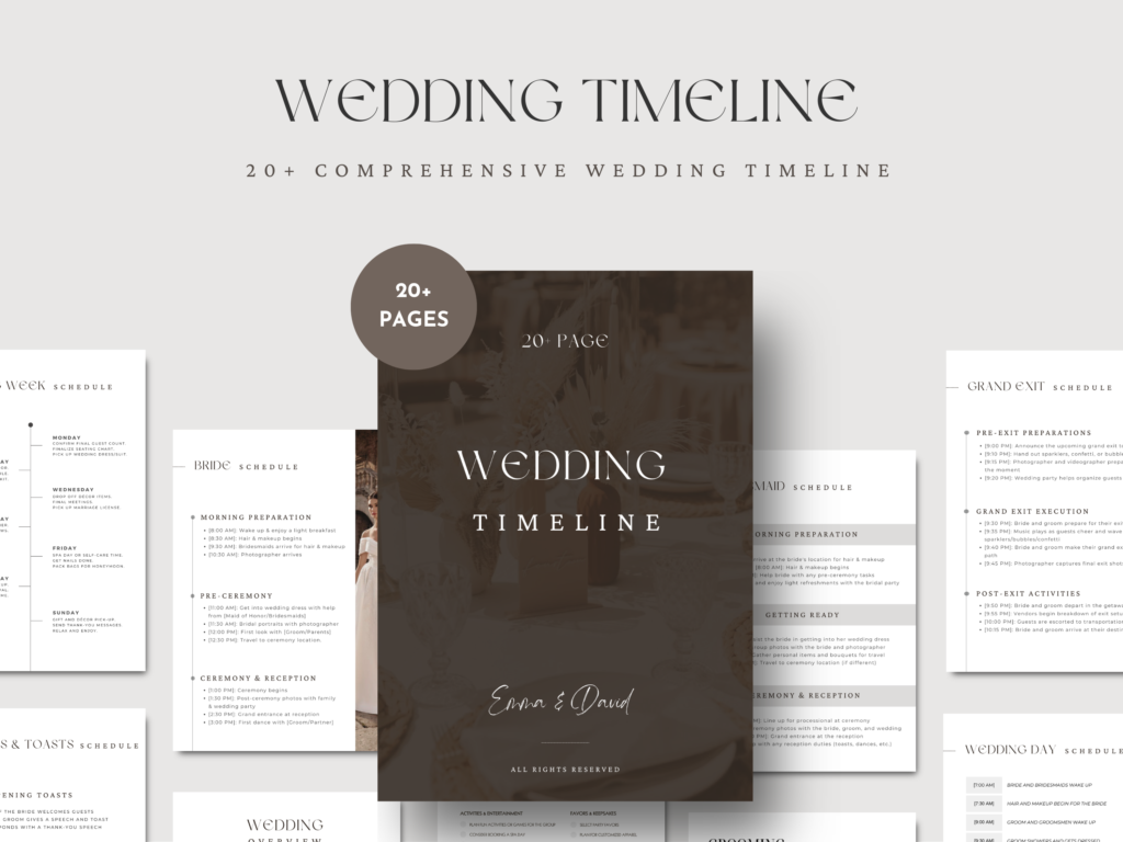 Wedding Timeline