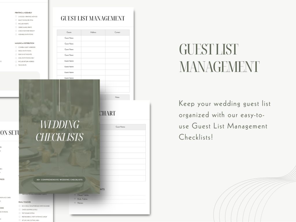 Wedding Checklists