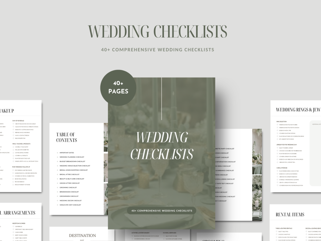 Wedding Checklists