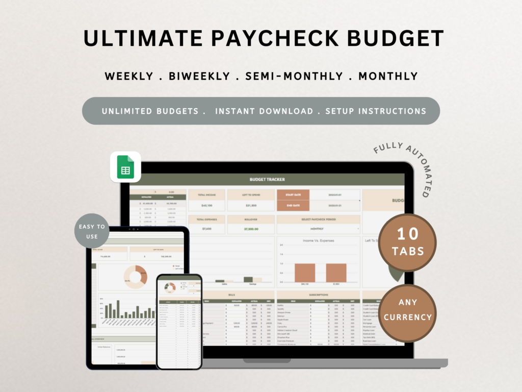 Ultimate Paycheck Budget