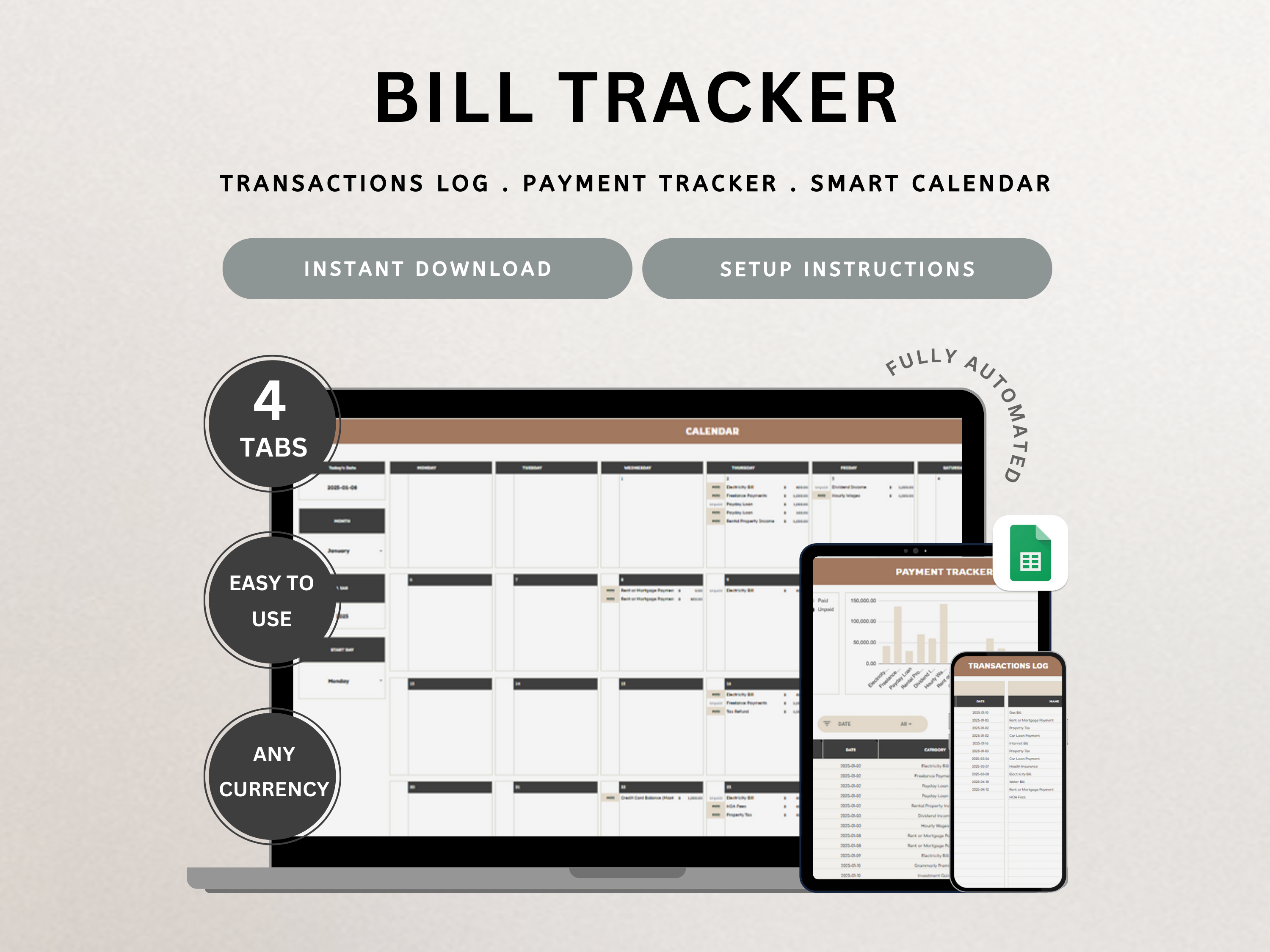 Ultimate Bill Calendar