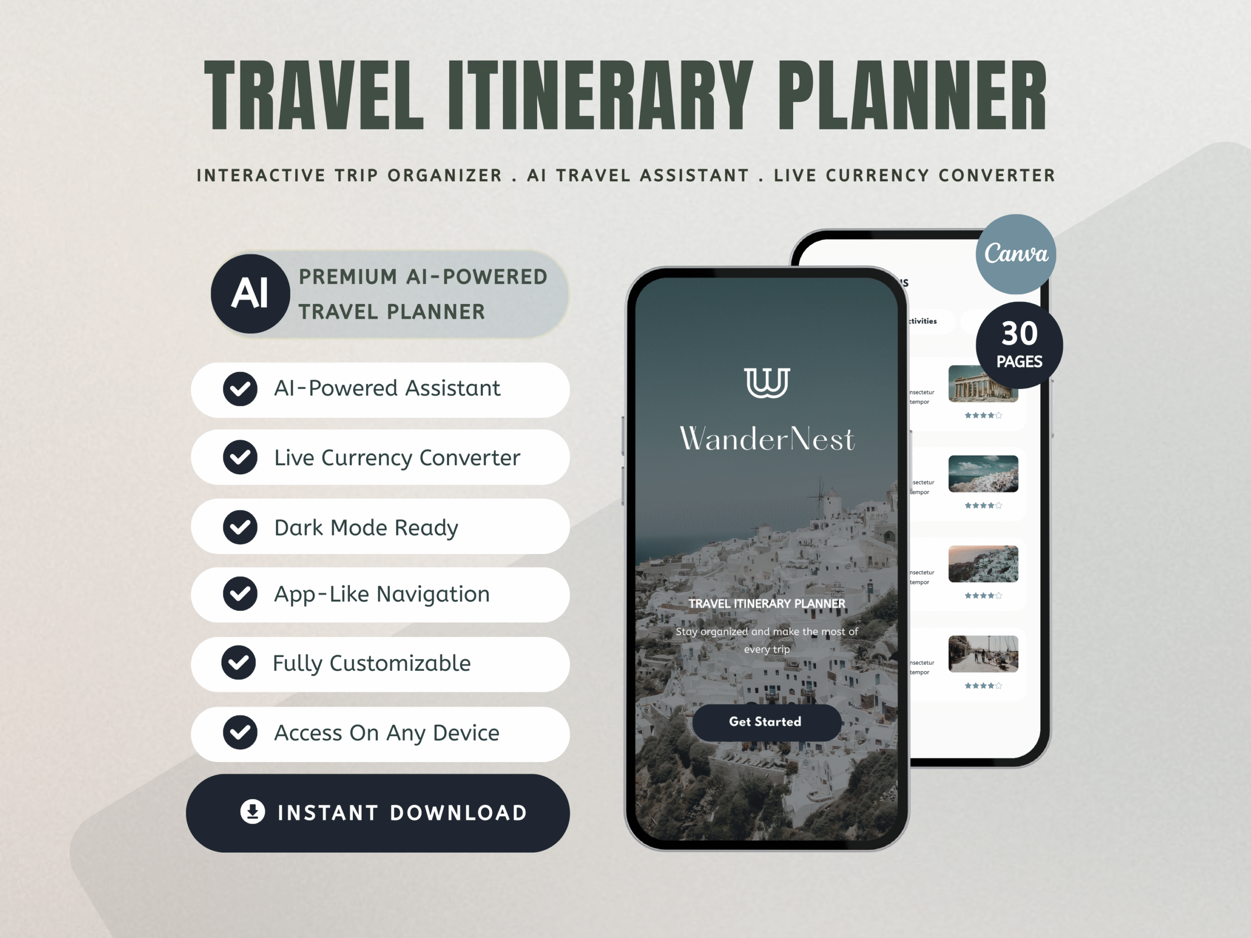 AI-Powered Travel Itinerary