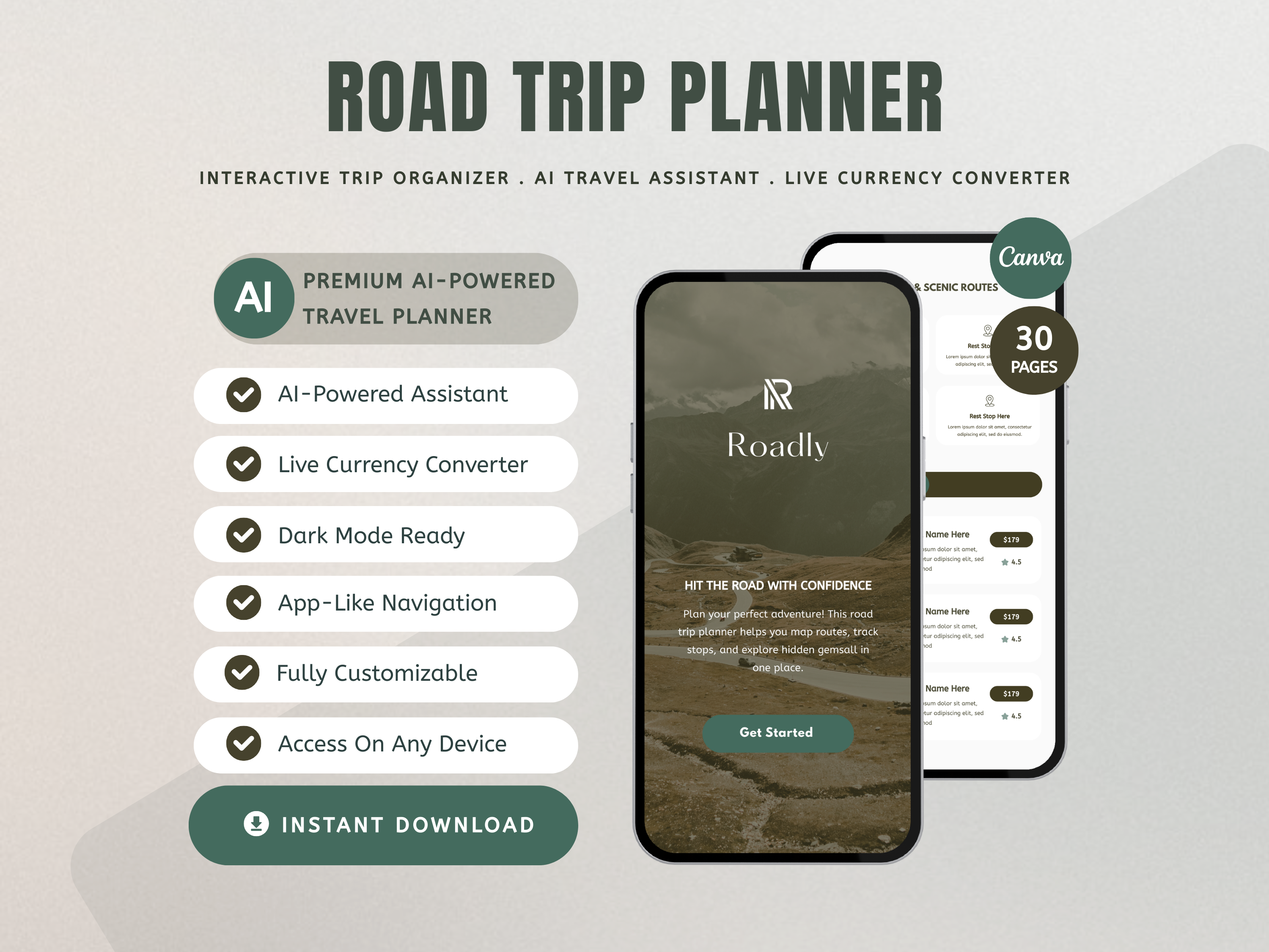 AI-Powered Road Trip Planner