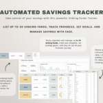 Sinking Funds Tracker Google Sheets Template