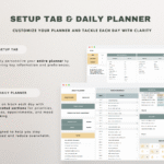 ADHD Planner Google Sheets Template